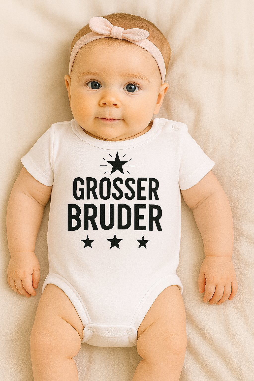 Babybody „GROSSER BRUDER” – Süßer Strampler aus 100% Baumwolle
