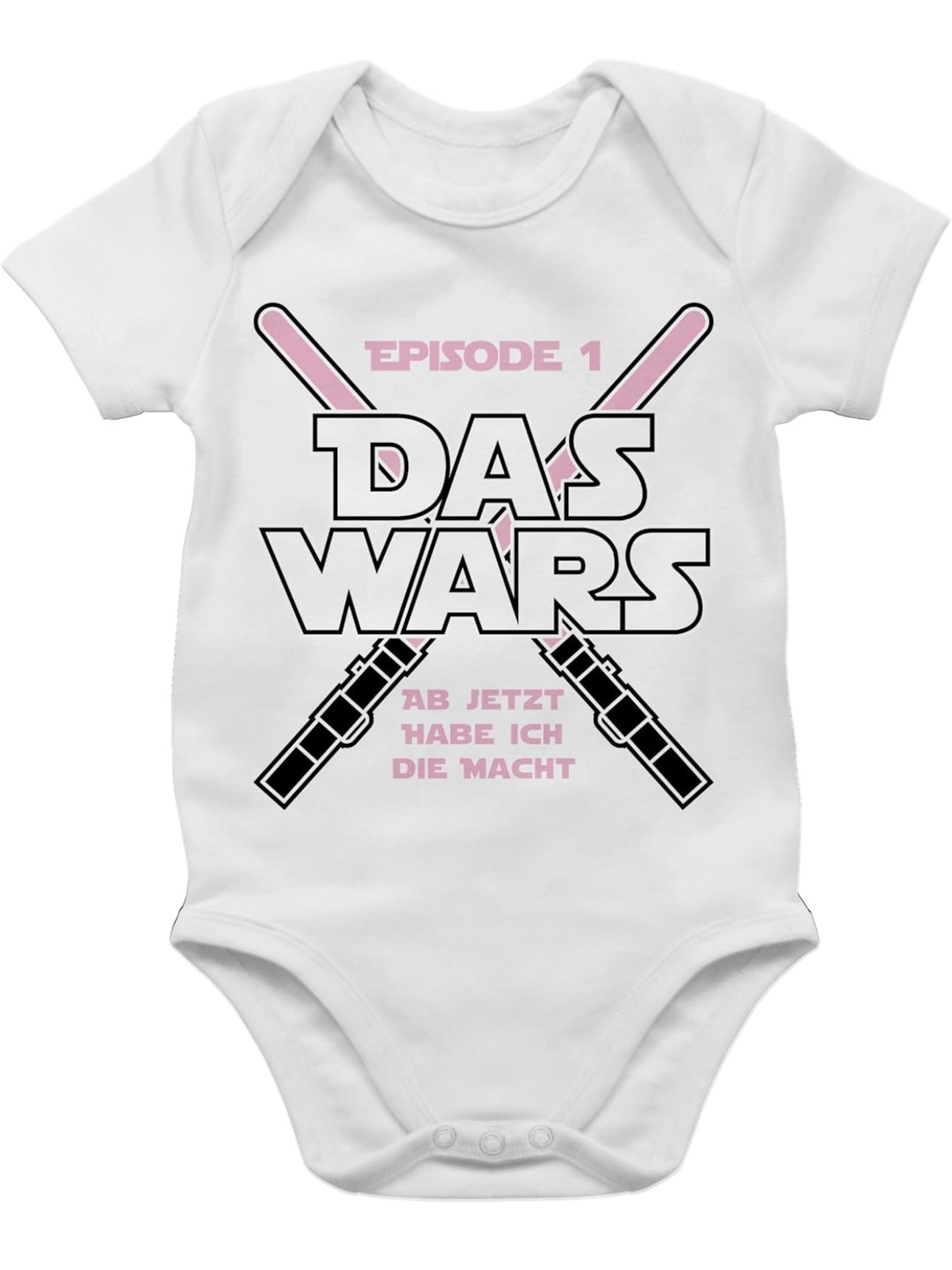 Babybody “EPISODE 1 DAS WARS AB JETZT HABE ICH DIE MACHT„– Süßer Strampler aus 100% Baumwolle