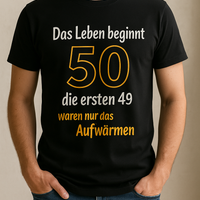 Tricou „Viața începe”, 100% bumbac
