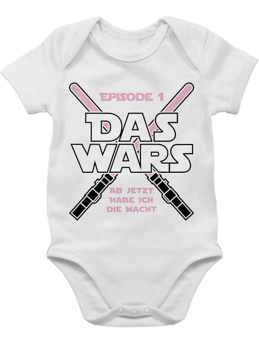 Babybody “EPISODE 1 DAS WARS AB JETZT HABE ICH DIE MACHT„– Süßer Strampler aus 100% Baumwolle