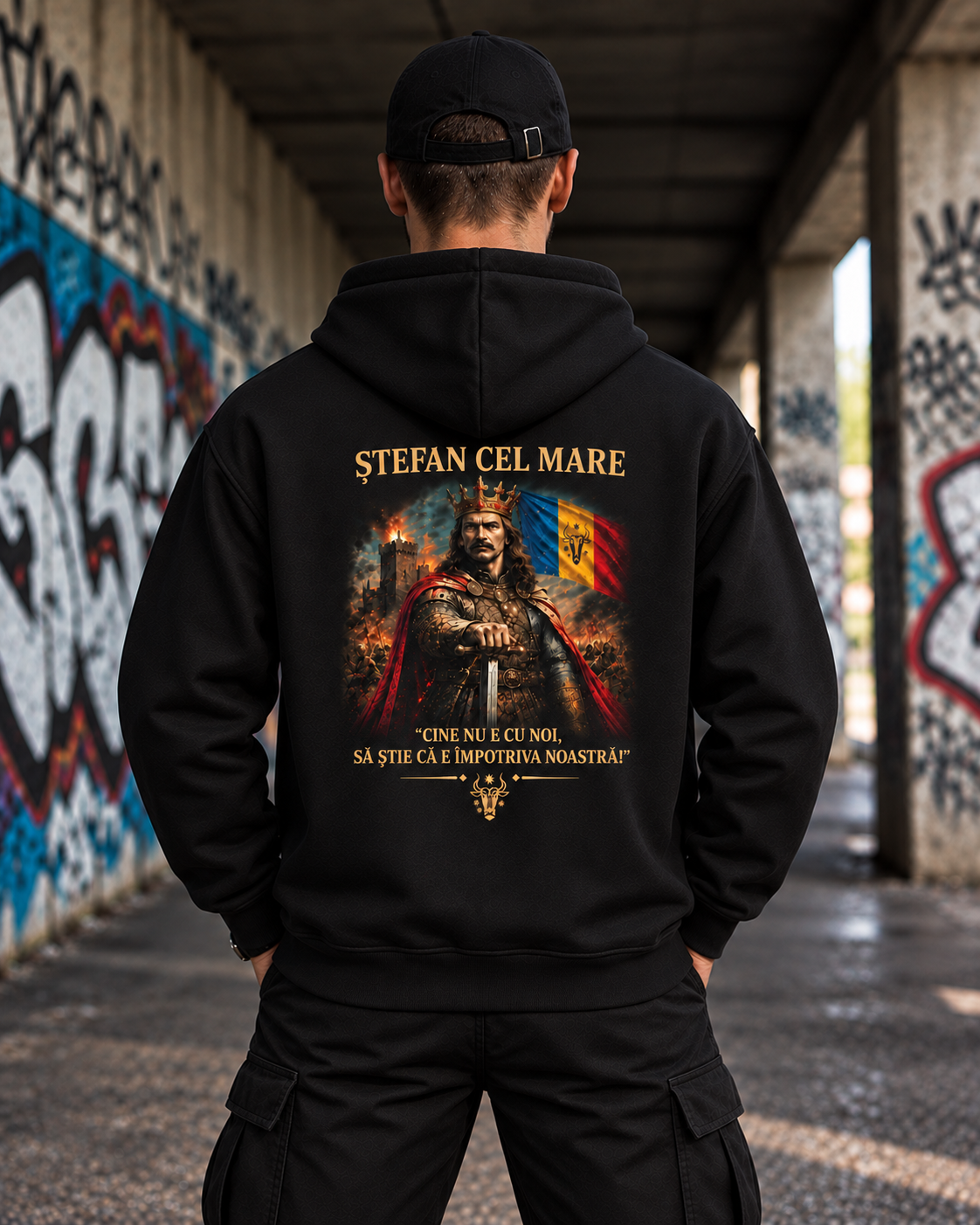 Hanorac „Ștefan cel Mare” | Design Istoric Românesc | Steagul României |