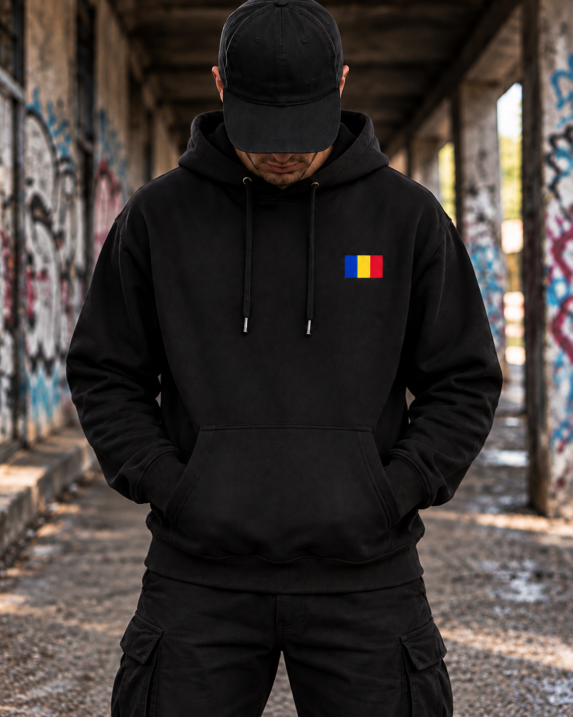 Hanorac „Lupi Tricolori” | Design Românesc | Steagul României