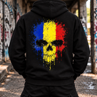 Hanorac „Craniu Tricolor” | Design Românesc | Steagul României