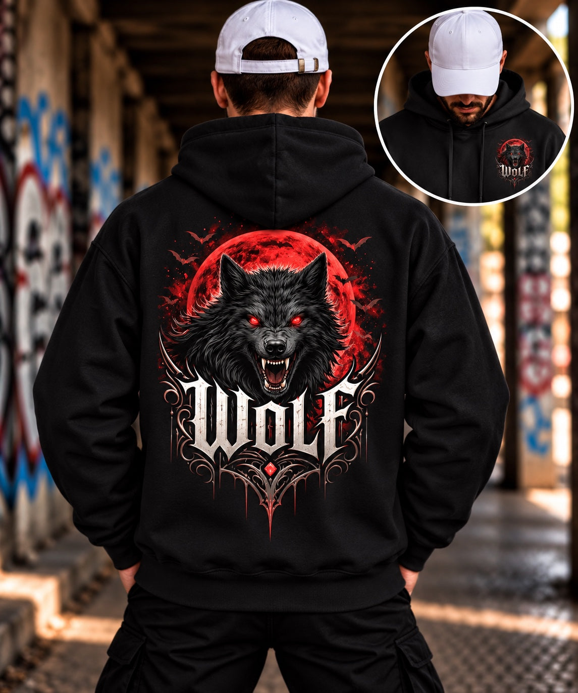 Hoodie „Wolf”